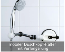 mobiler Duschkopf-Halter mit Verlängerung