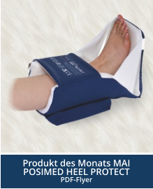 Produkt des Monats MAI POSIMED HEEL PROTECT PDF-Flyer