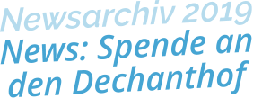 Newsarchiv 2019News: Spende an den Dechanthof