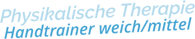 Physikalische TherapieHandtrainer weich/mittel