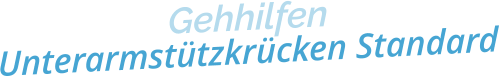 GehhilfenUnterarmstützkrücken Standard