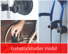 Gehstockhalter mobil