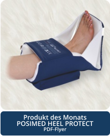 Produkt des Monats POSIMED HEEL PROTECT PDF-Flyer