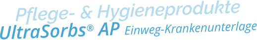 Pflege- & HygieneprodukteUltraSorbs® AP Einweg-Krankenunterlage